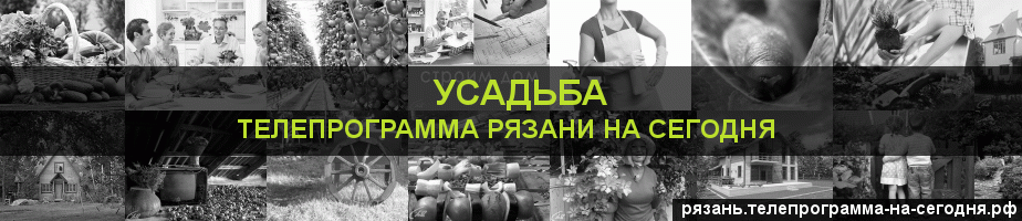 Телепрограмма на сегодня канала Усадьба, Рязань